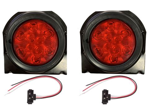 led stop and turn signal in metal bracket|LED Stop Tail Turn Lights .